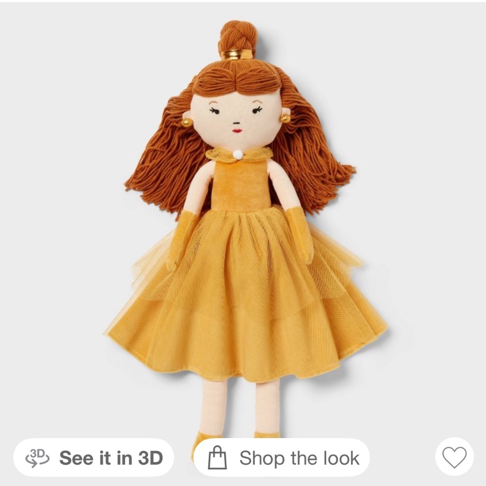 Princess Belle Kids' Pillow Buddy by Pillowfort